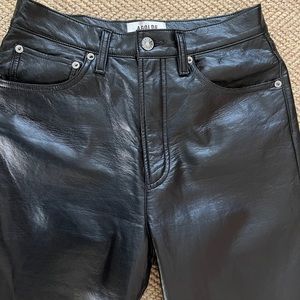 Pleather Agolde Pants